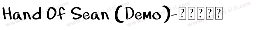 Hand Of Sean (Demo)字体转换
